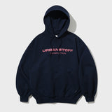 Plain Logo Hoodie (Navy)