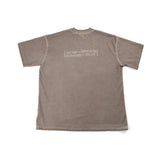 Washed Tee (HAND MADE) - BEIGE (6674968182902)