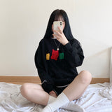 Jellybear Sweatshirt - black (6636643385462)