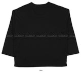 シンプルUネックTシャツ