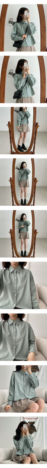 ハニハーフクロップシャツ / Hani half Crop Shirt