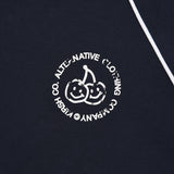 ドゥードゥルチェリーUネックTシャツ / DOODLE CHERRY U NECK T-SHIRT [NAVY]