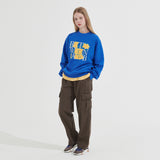 バブルグラフィックスウェットシャツ/Bubble Graphic Sweatshirt _ Blue