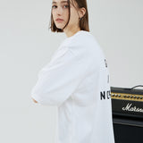 オーバーフィットレタリングショートスリーブT/OVERFIT LETTERING SHORT-SLEEVED T-WHITE
