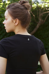 ラウンドロゴクロップTシャツ / ROUND LOGO CROP T-SHIRTS_2COLORS
