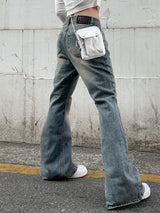 ウォッシングビンテージデニムブーツカットパンツ / Washing Vintage Denim Bootcut Pants