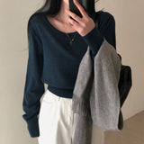 [BELLIDE MADE] ソフトボタンロングスリーブニットウェア