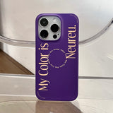 マイカラーケース / My Color Case (Purple Slim Hard)