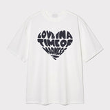 ウノラブハートグラフィック半袖Tシャツ