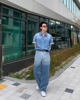 グラデーションデニムパンツ / GM Gradation Denim Pants (XS ~ L)
