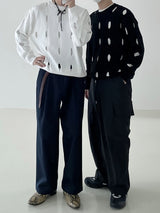 Hall round punching knit