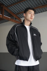 SUPPORT SERIES TRACK JACKET BLACK