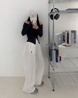 【BELLIDE MADE】サイド折りワイドトレーニングパンツ