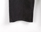 Kilo black striped wide denim pants