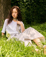 ラウンドロングスカート / ROUND STRING LONG SKIRT