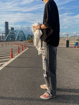 ビンテージワイドデニムパンツ