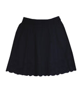 フラワーレーススカート/flower lace skirt (black)