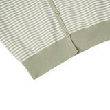 SMALL STRIPE CARDIGAN_OLIVE (6600101658742)