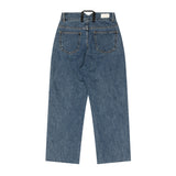 セミワイドストレートフィットスリットデニム / CLASS:y RIWON WORN SEMI WIDE STRAIGHT FIT SLIT DENIM PANTS [6873]