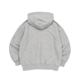 キャットフットプリントグラフィックフードジップアップ