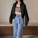 [Bellide made] Bubble Hidden Cropped Field Jacket