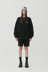 Reverse Bear Patch Shorts_Black (6684800974966)