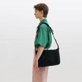Round Stitch Crossbody Bag L (Black Edition)