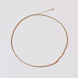 シルバーボクシーネックレス / silver boxy necklace (silver)