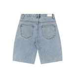 ストレートフィットチェリー刺繡クロップドデニムパンツ/ STRAIGHT FIT CHERRY EMBROIDERY CROPPED DENIM PANTS [6811]