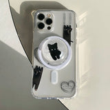 キャッツレイクドローイングハートMagsafeフォーンケース