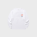 TACOS LOGO LONG SLV TEE white