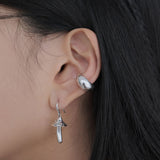 Umbrella mushroom earring