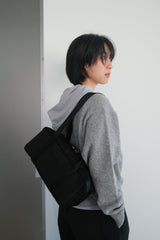 compact duffle bag (black)