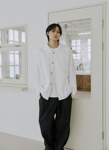 ユニセックスダッフルジャケット / unisex duffle jacket white