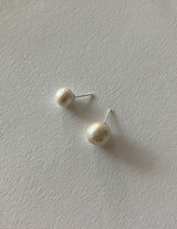 [92.5silver] コットンパールピアス