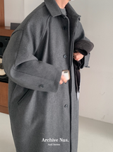 Nus. Wool Grey Coat(2color)