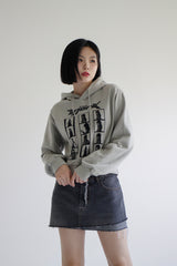 フォルドデニムスカート/folded denim skirt