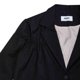 Kairo shirring jacket (black) (6684260270198)