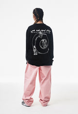 バギーコットンパンツ/MBSRCOPT136 MID90 BAGGY COTTON PANTS PINK