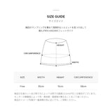 Fur Long Label Solid Drop Bucket Hat Burgundy