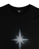 スプレー ハーフトップ Tシャツ / Sprayed Half Top (Black)