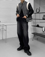 オビーウールバーシティージャケット / CR Obie wool varsity jacket (2 colors)