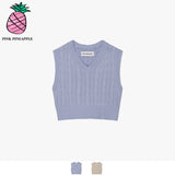 ツイストニッティングベスト/TWIST KNITTING VEST