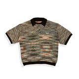 コラボレーショングラディエントニットポロ/Public Culture × Younger Song Collaboration Gradient knit polo