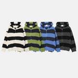 (UNISEX) エバーストライプニットフード