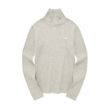 CHERRY BASIC TURTLE NECK T-SHIRT [OATMEAL]