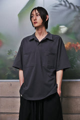 N-BT ポケット 1/2 カラーT  (Charcoal)
