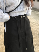 ラッシュバックスリットロングスカート