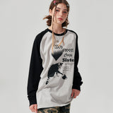 Cat Raglan Long sleeve [2 Color]