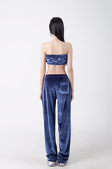 ダーリンユアスウェットパンツ / DARLING, YOUR SWEATPANTS ! #VELVET BLUE